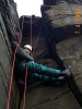 Mike abseiling