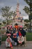 Our patrols in front of the Castle with hats...